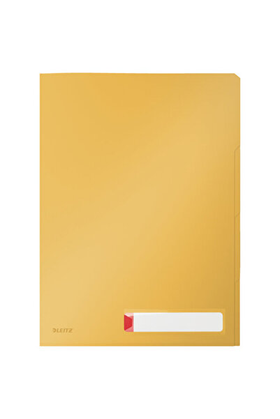 Leitz Mapa Cosy, cu eticheta si 3 separatoare, PP, A4, 40 coli, galben chihli...