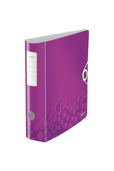 Leitz Biblioraft Active Wow 180, A4, 75 mm, polyfoam - mov metalizat