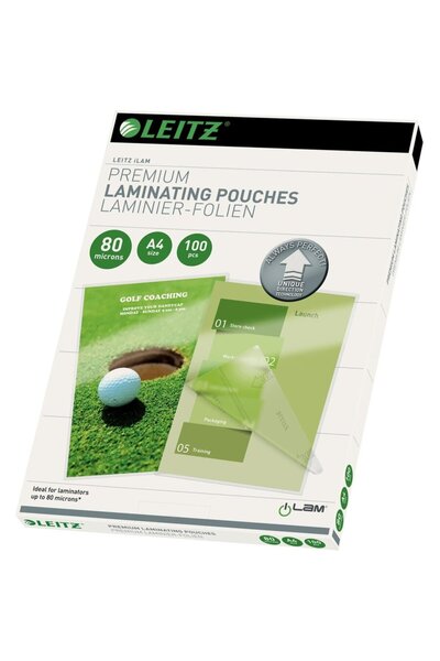 Leitz Folie UDT pentru laminare la cald, A4, 80 mic., 100buc/set, "74780000"