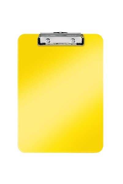 Leitz Clipboard WOW, simplu, PS, A4, 100 coli, galben