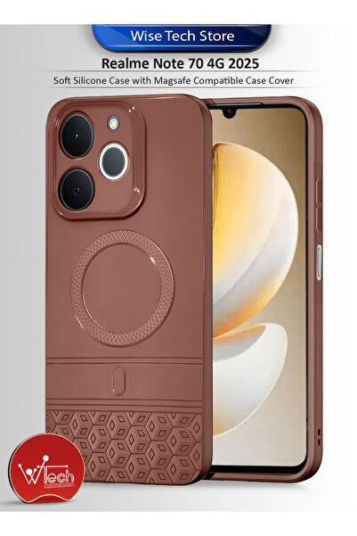 Wtech Realme Note 70 4G 2025 Soft Silicone Case with Magsafe Compatible Case ...