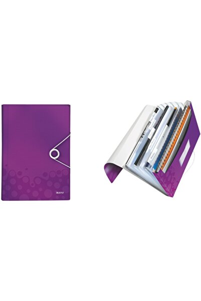 Leitz Wow Project folder, PP - metallic purple