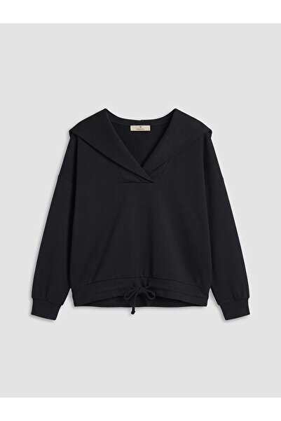 LC Waikiki Γυναικείο φούτερ Özmarka New Season με λαιμόκοψη V