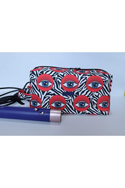 BUSRAKAZANCDESİGN Eye Pattern for All Hair Styles XL Size Bag Travel Bag Pcs