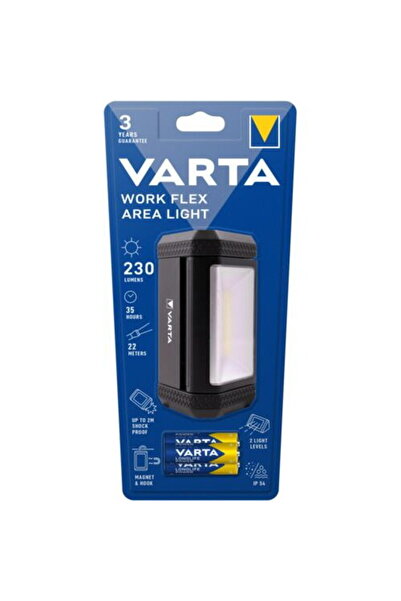 Varta lanterna Work Flex Area Led COB 230lm/ 35h/ 25m , IP54, magnet incl 3xR...