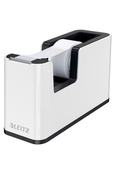 Leitz Dispenser banda adeziva WOW, PS, banda inclusa, culori duale, alb-negru