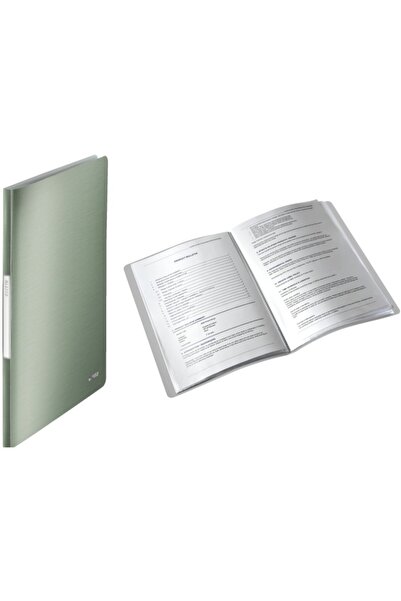 Leitz Mapa Style, de prezentare, plastic PP, 40 de folii - fistic