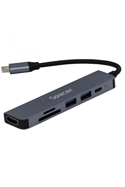 Spacer SPDS-TypeC-HUPS-6in1, Grey