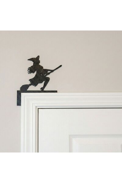 EGATOPTAN Door Corner Decoration with Witch Figure