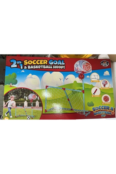 ÖZDEMİR 2’si 1 Arada Futbol Kalesi ve Basketbol Potası Oyun Seti