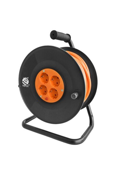 VİPEX PRELUNGITOR CU TAMBUR 3X1.5MM² - 4 PRIZE / 15M