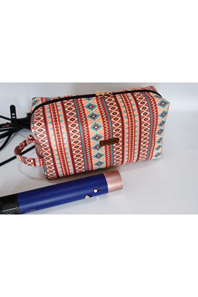 BUSRAKAZANCDESİGN Ethnic Patterned XL Size for All Your Hair Styling Needs Ba...