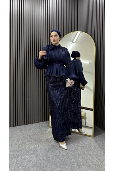 winessa moda Alya Tesettür Takım Abiye