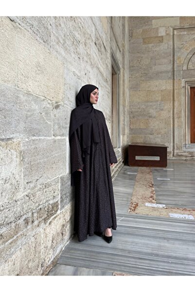 MODA S&S BZLİNE Women's Luxury Chiffon Abaya Shawl Set