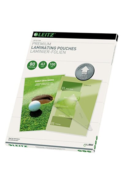 Leitz Folie UDT pentru laminare la cald, A3, 80 mic., 100buc/set, "74850000"