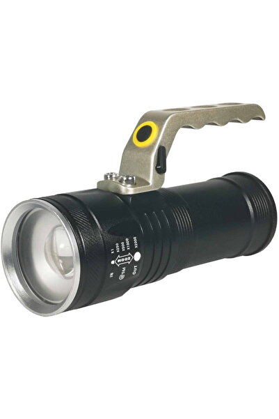 TED Electric Lanterna cu acumulator litiu L18650x3 metal led ZOOM inc.220V HL...