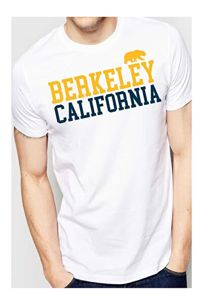 LAND MODA Ανδρικό λευκό μπλουζάκι Berkeley