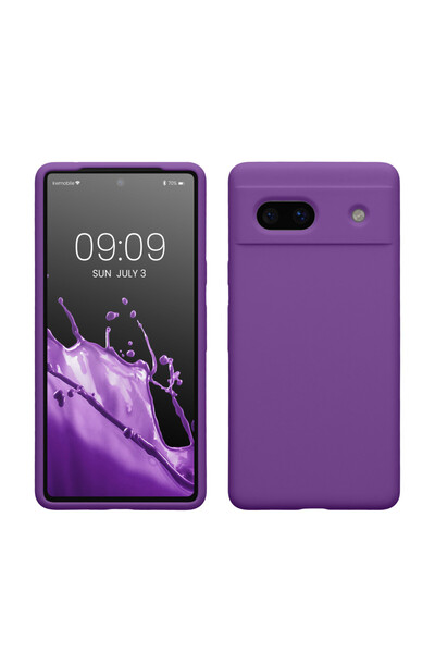 KWmobile Carcasă pentru Google Pixel 7a, violet, silicon, KWM000019YE028C