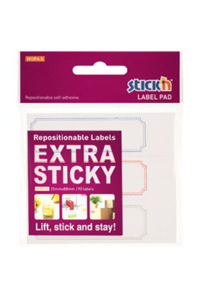 Stickn Etichete autoadezive 25 x 88 mm, 3 x 30 etichete/set Stick"n Extra sti...