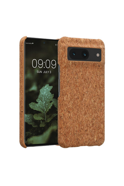 KWmobile Case for Google Pixel 8, Light Brown, Cork, 61877.24