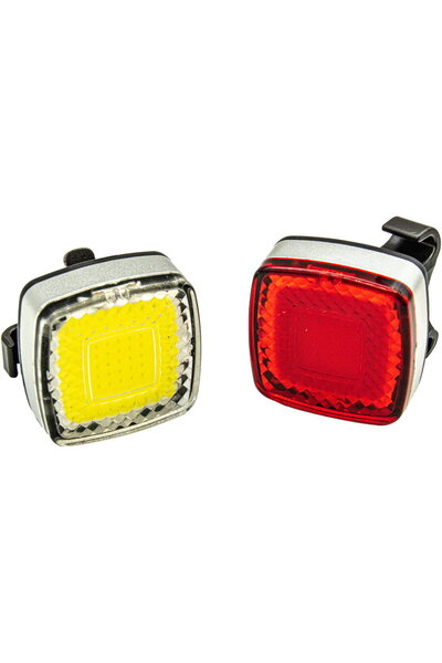 Syncromate SET LUMINI BICICLETA COB(REINCARCABIL USB)