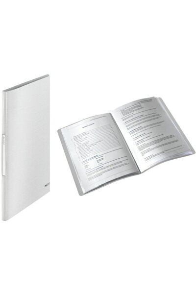 Leitz Mapa Style, de prezentare, plastic PP, 40 de folii - alb artic