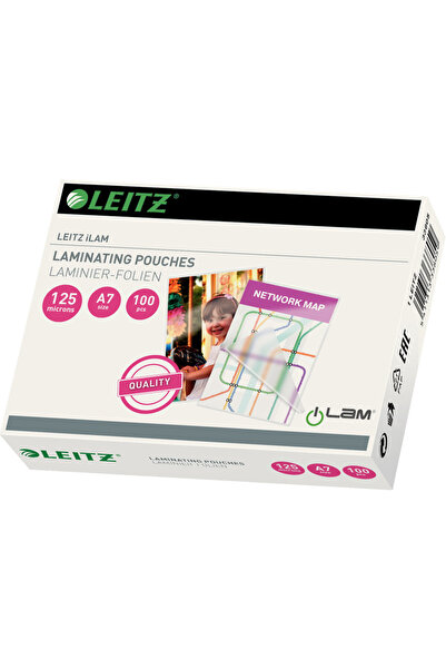Leitz Standard laminating film, A7 - 125 microns, 100 sheets/box