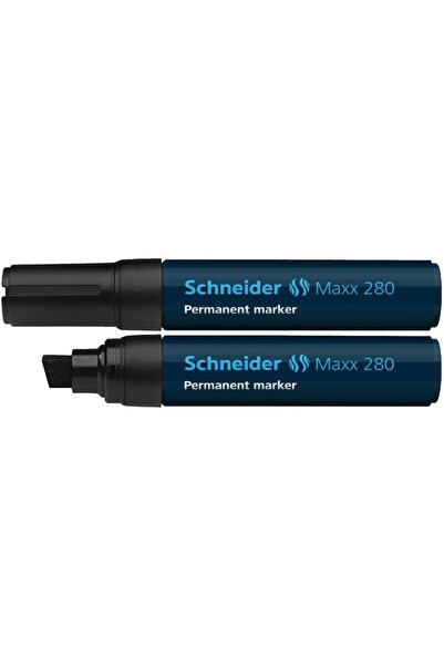 SCHNEIDER Permanent marker Maxx 280, varf tesit 4+12mm - negru