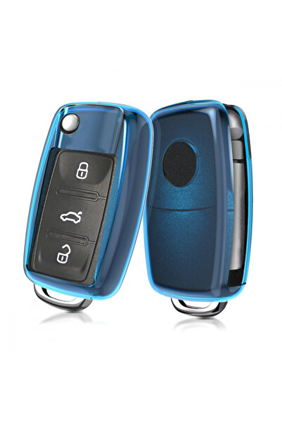 KWmobile Carcasă cheie auto pentru VW / Skoda / Seat - 2-3 butoane, silicon, ...