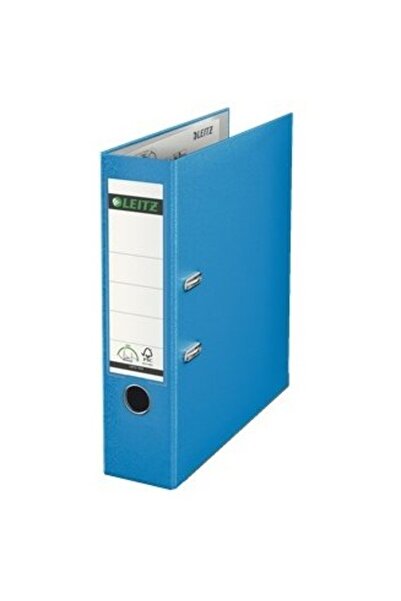 Leitz Biblioraft 180, A4, PP laminated, 80mm metal edge - light blue