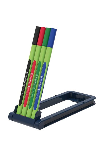 SCHNEIDER Liner Line-Up, felt tip 0.4mm, 4 colors/set