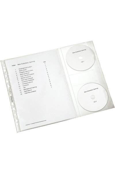 Leitz Folie protectie tip "proiect", A4, standard, 130 microni, 5 buc/set