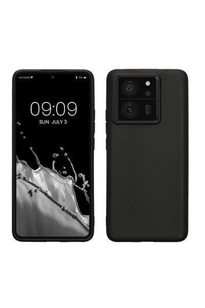 KWmobile Carcasă pentru Xiaomi 13T/13T Pro, Neagră, Silicon, KWM000020IV001C