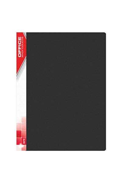 OFFICE products Dosar de prezentare cu 10 folii, A4, coperta rigida PP, - negru