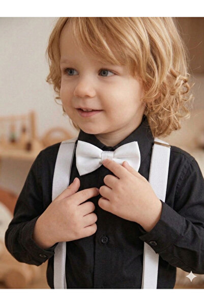 Momivi Kids 12 Yaşa Kadar Uygun Bebek ve Çocuk Papyon Askı Takımı