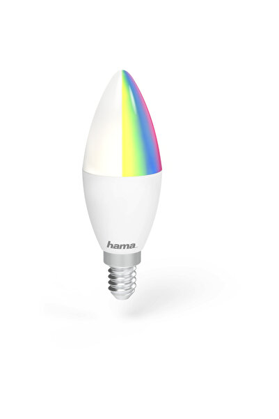 Hama Lampă LED WiFi, E14, 4,5 W, albă, cu reglare intensității luminoase