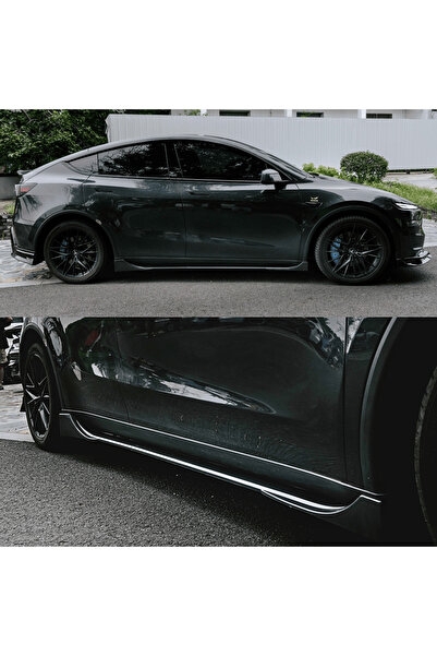 Red Lion parts Tesla Model Y Juniper (2025+) Uyumlu Yan Maşpiyer Seti Mat Car...