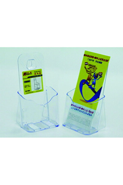Kejea Display plastic pentru brosuri, de birou/perete, 1 x 1/3A4, - transparent