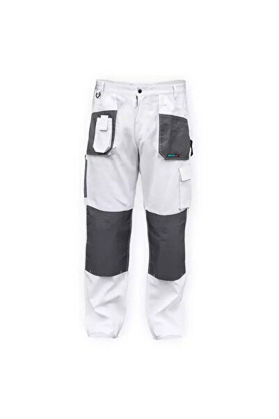 DEDRA EXIM Protective trousers size XXL/58, white, weight 190g/m2
