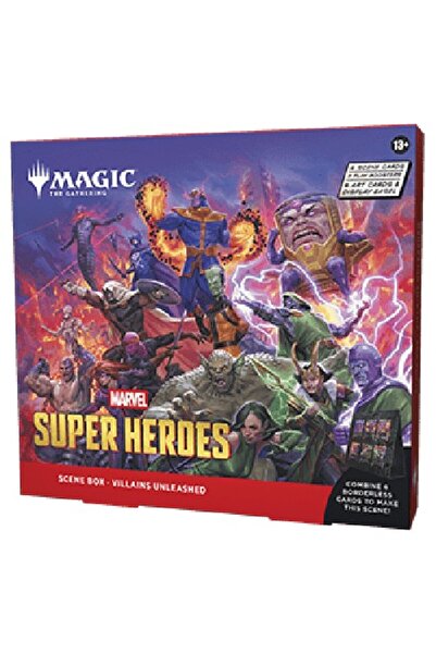 Magic The Gathering | Cutie cu scene Marvel Super Heroes: Villains Unleashed