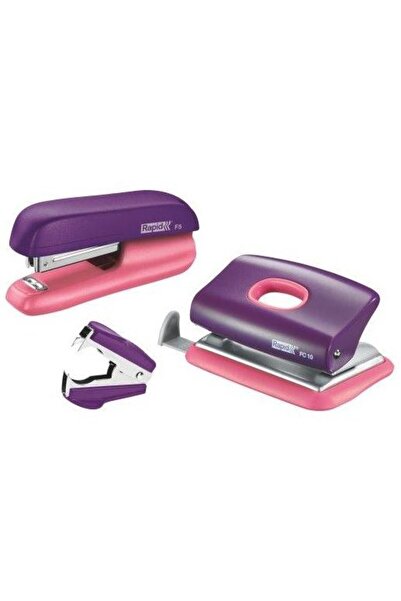 Rapid Set capsator F5, 10 coli si perforator FC 10 si decapsator - mov/culoar...