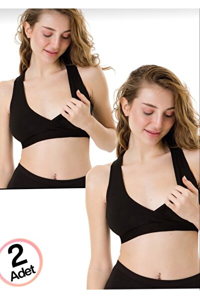 Tuess Sports Nursing Bustier 2-Piece Black