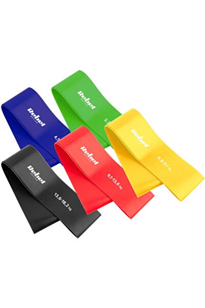 Rebel SET 5 BENZI ELASTICE MINI BAND 2-18KG ACTIVE