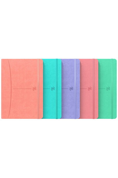Oxford Caiet cu elastic, A5, Signature Smart Journal, 80 file - 90g/mp, Scrib...