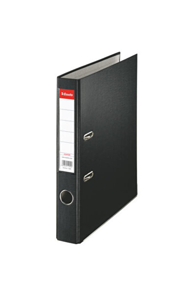 Esselte A4 file, PP laminated, metal edge, 50 mm, Economy - black