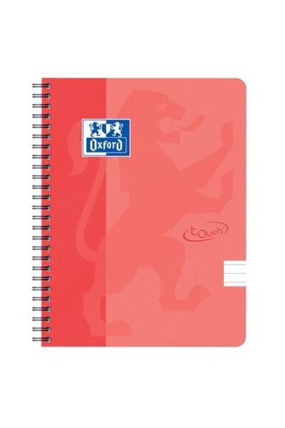 Oxford Caiet cu spirala A5, School Touch , 70 file-90g/mp, 4 perf, coperta ca...
