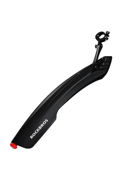 ROCKBROS Apărătoare de noroi DNB8001 cu lumină LED roșie - neagră