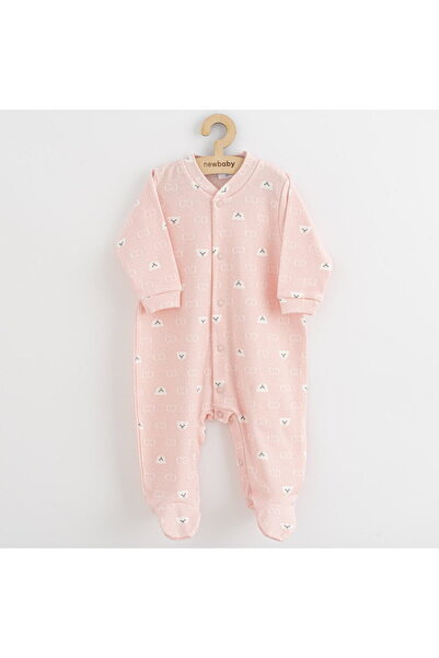 NEW BABY SHOP Salopă pentru bebeluși New Baby Classic II Teddy Bear albă, măr...