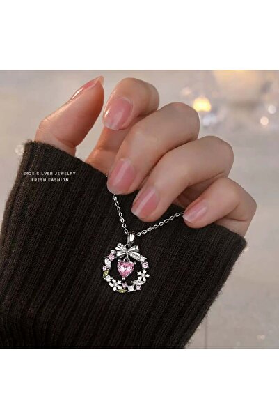 Generic قلادة إكليل الحب فضة عيار 925