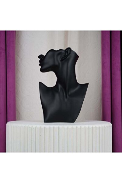 Gifts World Elegant Black Plastic Mannequin Head